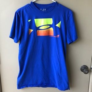 Under Armour Blue Small T-shirt’s Men’s Big Logo